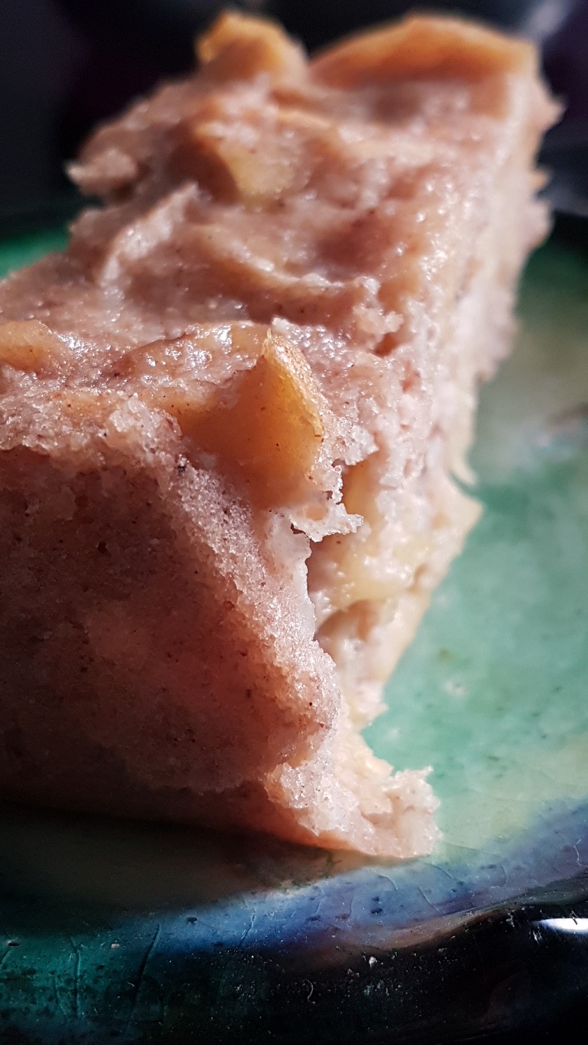 Apple Cobbler Cake Detail