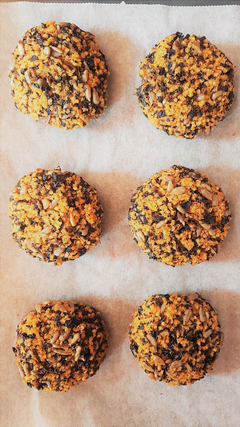 Millet and mushroom burgers